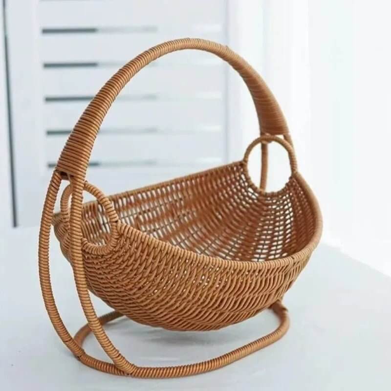 Cododo Hamac pour chat en rotin grand format