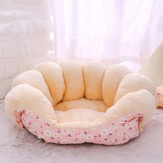 Canapé pour chat rose