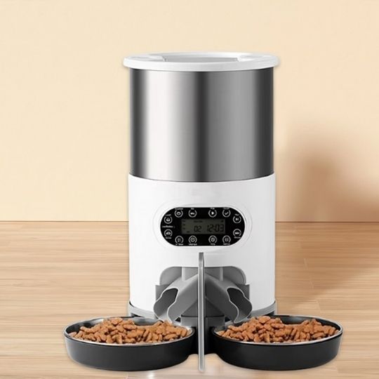 Distributeur automatique croquettes chat - Le Festin Programmé™ - Transportdodochat