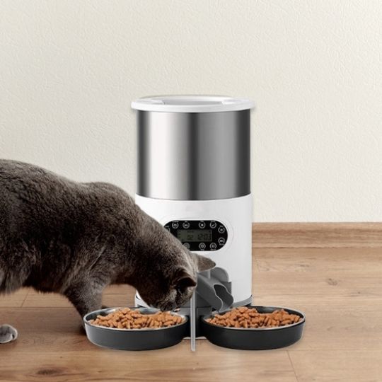 Distributeur automatique croquettes chat - Le Festin Programmé™ - Transportdodochat