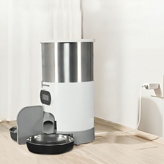Distributeur automatique croquettes chat - Le Festin Programmé™ - Transportdodochat