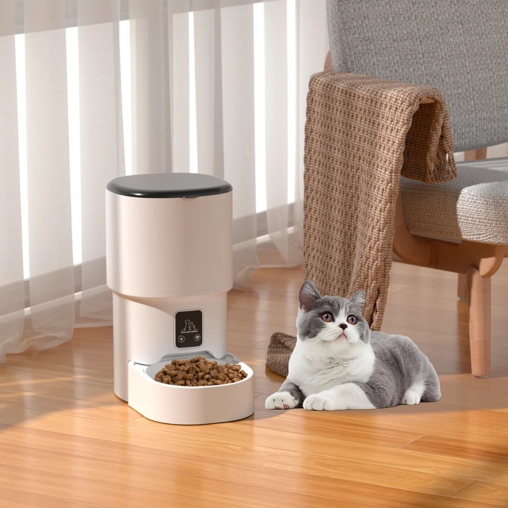 Distributeur automatique de croquettes chat - Minou'Maticâą - Transportdodochat