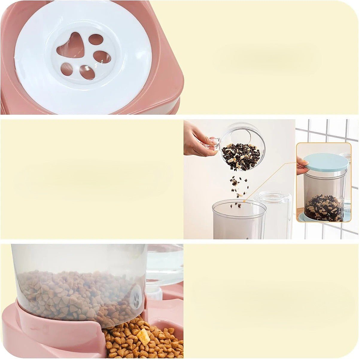Distributeur automatique de croquettes pour chat - Croq'O'Sourceâą - Transportdodochat