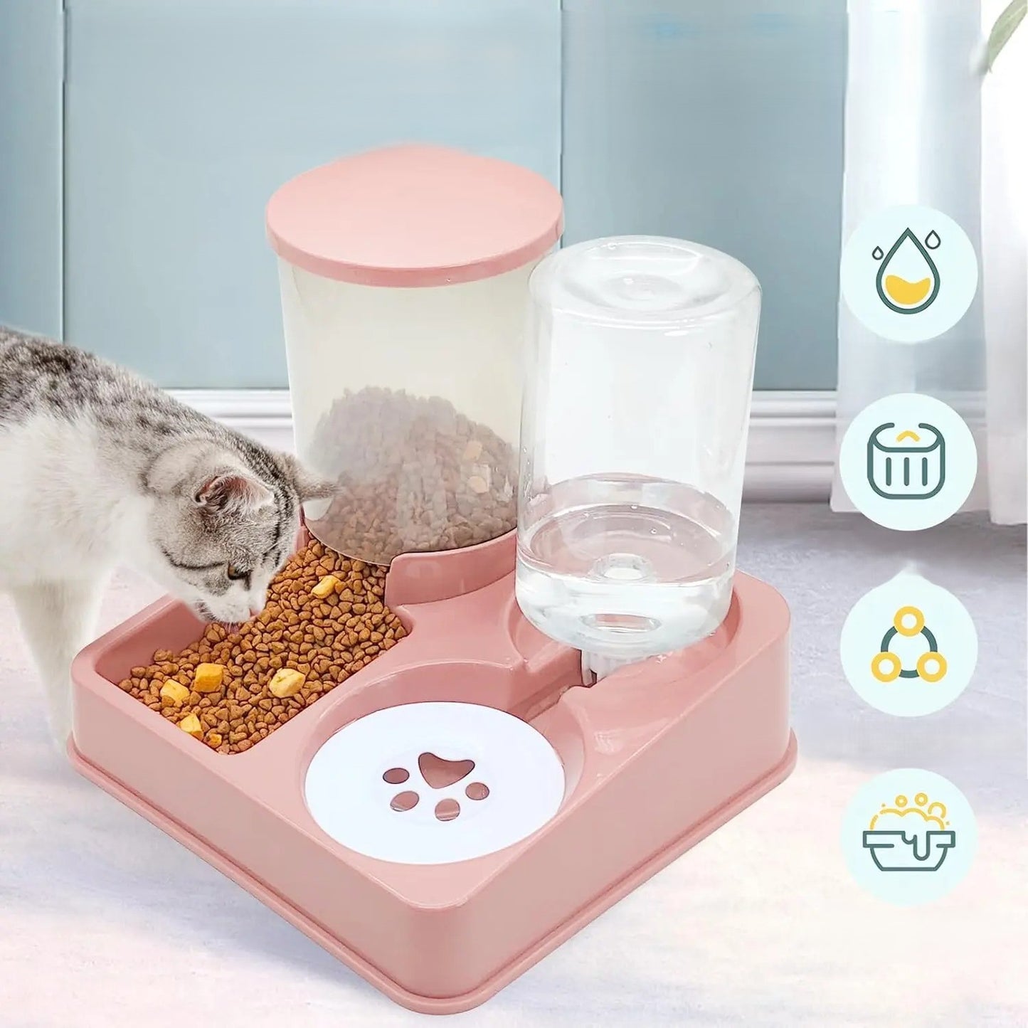 Distributeur automatique de croquettes pour chat - Croq'O'Sourceâą - Transportdodochat