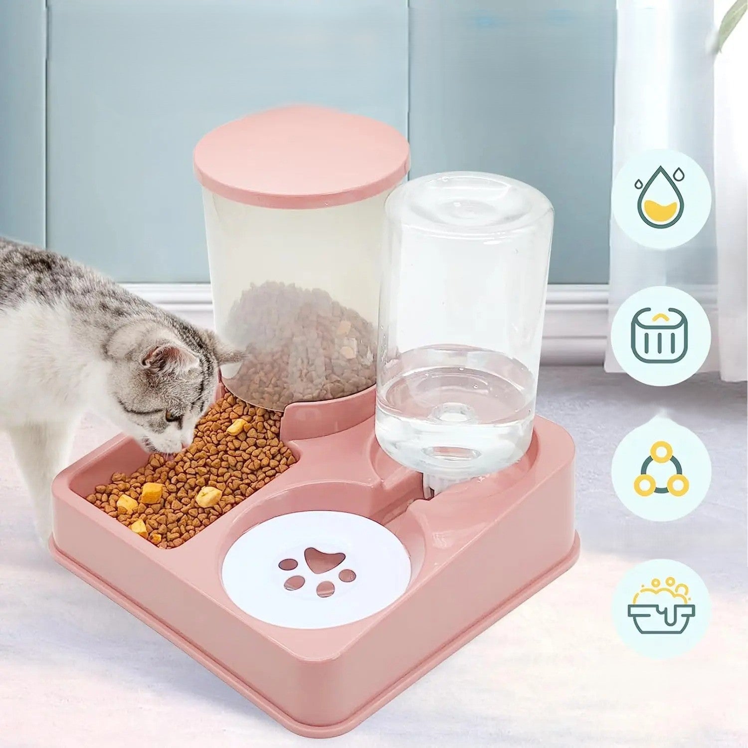 Distributeur automatique de croquettes pour chat - Croq'O'Sourceâą - Transportdodochat