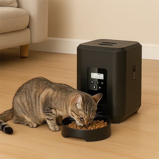 Distributeur de croquettes pour chat - Gamelle Magique™ - Transportdodochat