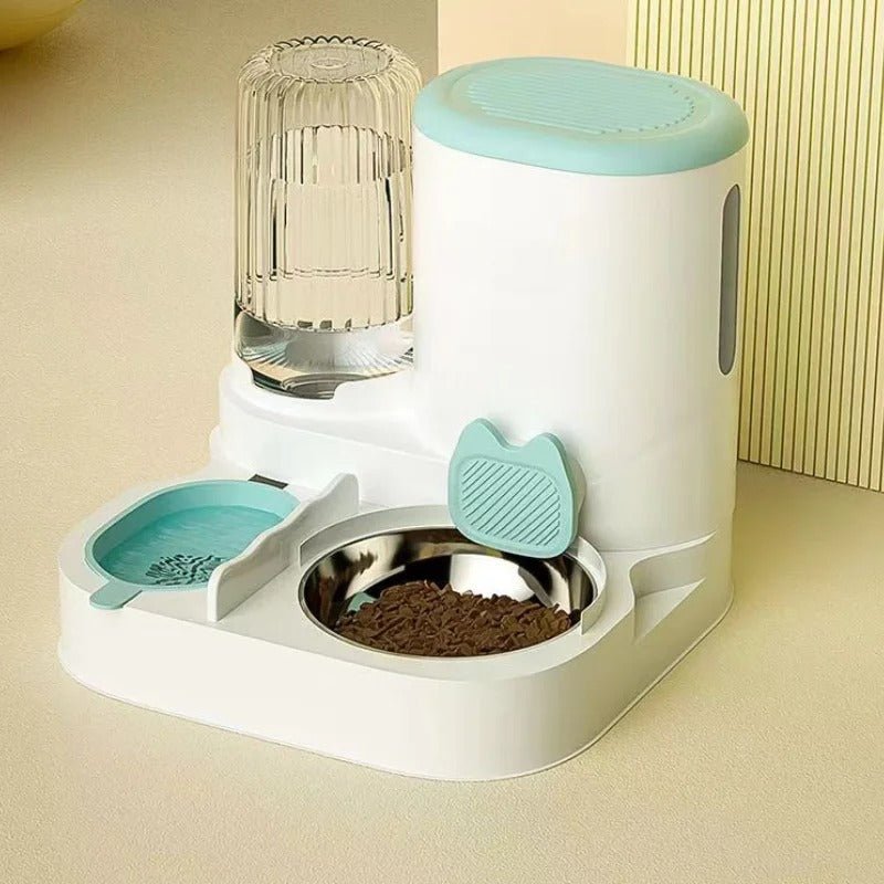 Distributeur de croquettes pour chat - Fontaine et Festinâą - Transportdodochat
