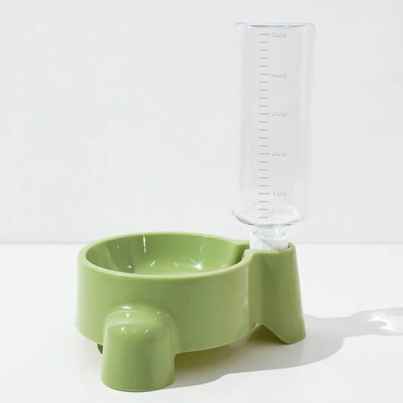 Distributeur eau chat vert lime