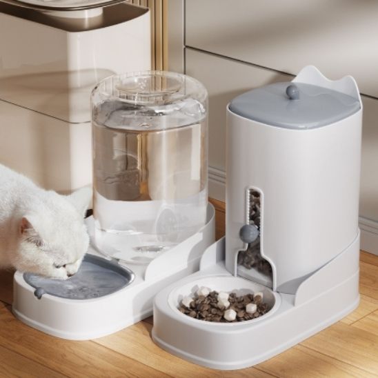 Distributeur croquettes pour chat - Duo Délices™ - Transportdodochat