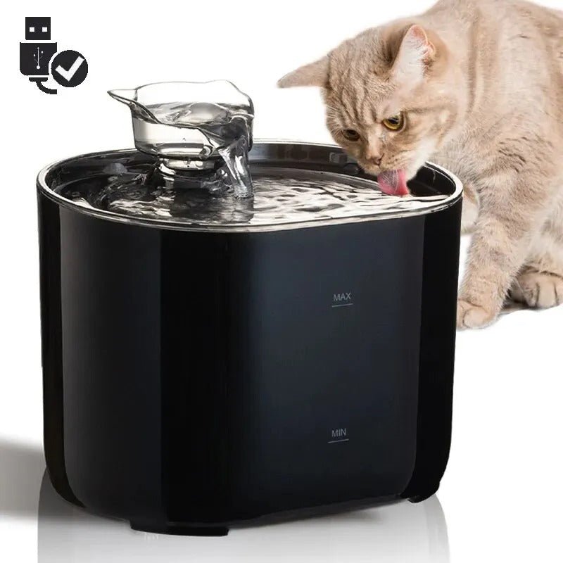 Fontaine Eau Chat Silencieuse | AquaFreshâ„¢ - Transportdodochat