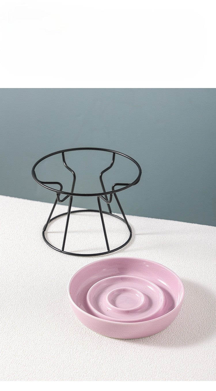 Gamelle anti - glouton chat - Porcelaine Féline™ - Transportdodochat