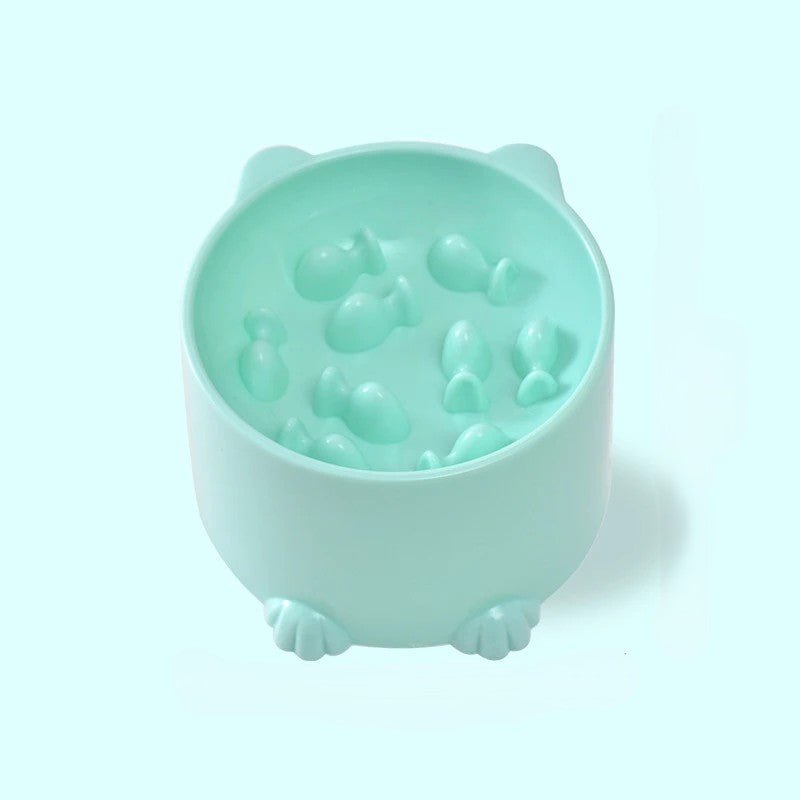Gamelle anti glouton chat - Croq'Pauseâą - Plastique - Transportdodochat