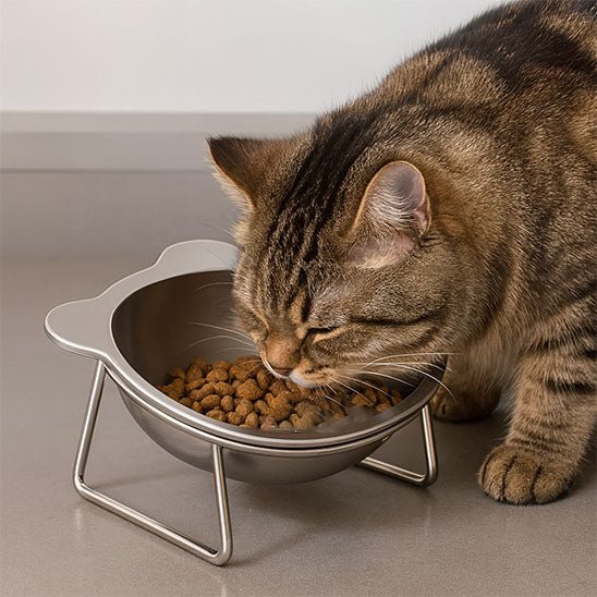 Gamelle chat - Chatpicurienâą - Acier Inox - Transportdodochat