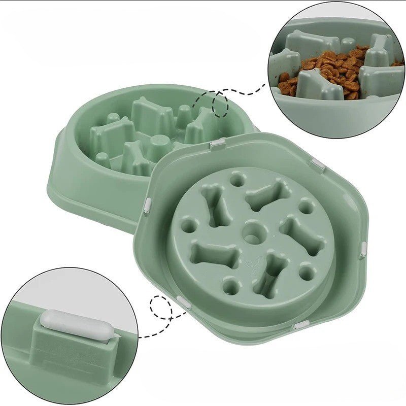 Gamelle pour chat anti - glouton - P'tit Festin Zenâą - Transportdodochat