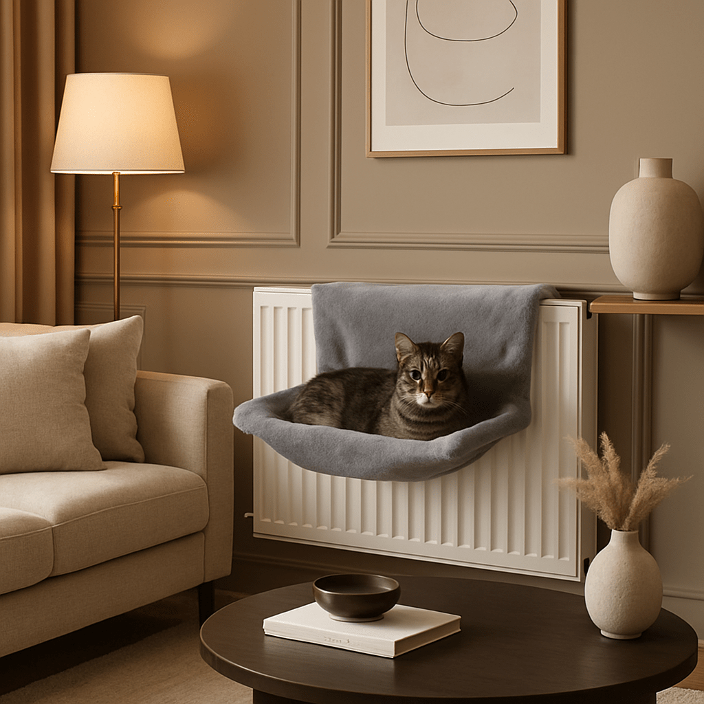 hamac pour chat radiateur en déco