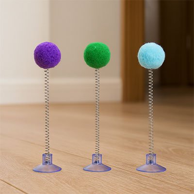 jeu chat violet vert cyan