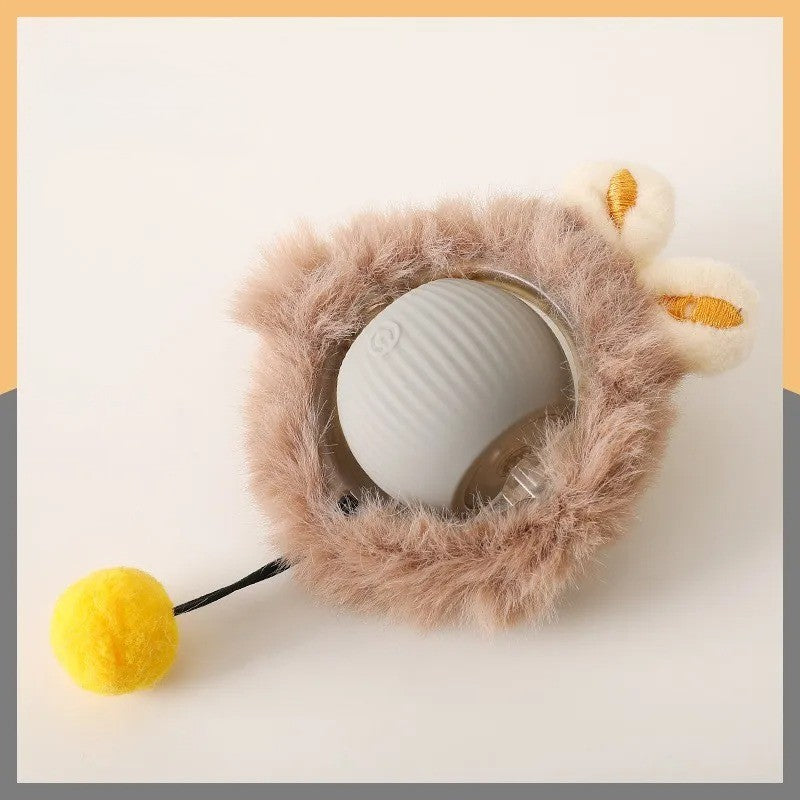 jouet chat interactif gris