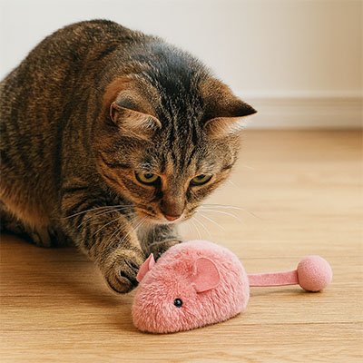 jouet chat interactif chat joue