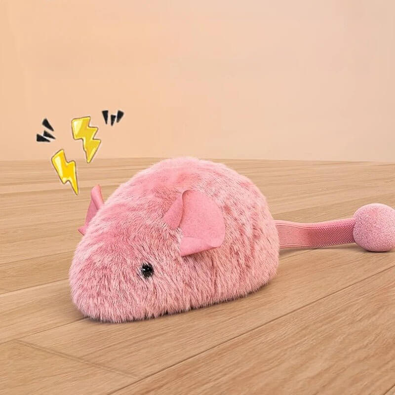 Jouet Chat interactif rose émettant des sons
