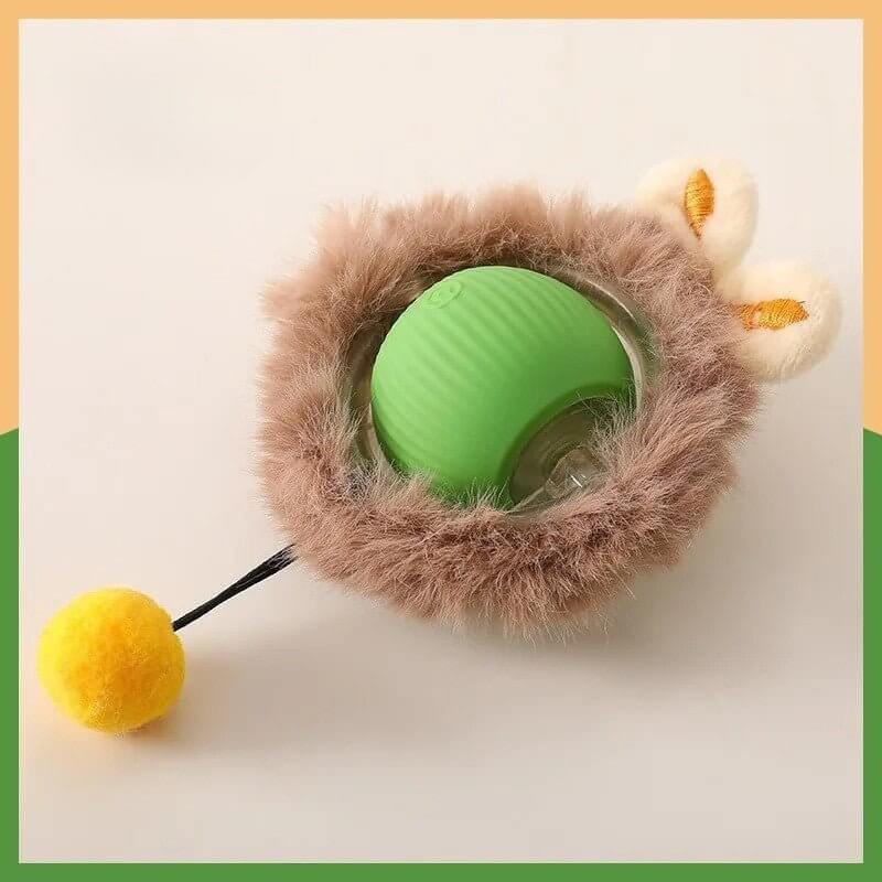 Jouet chat interactif vert