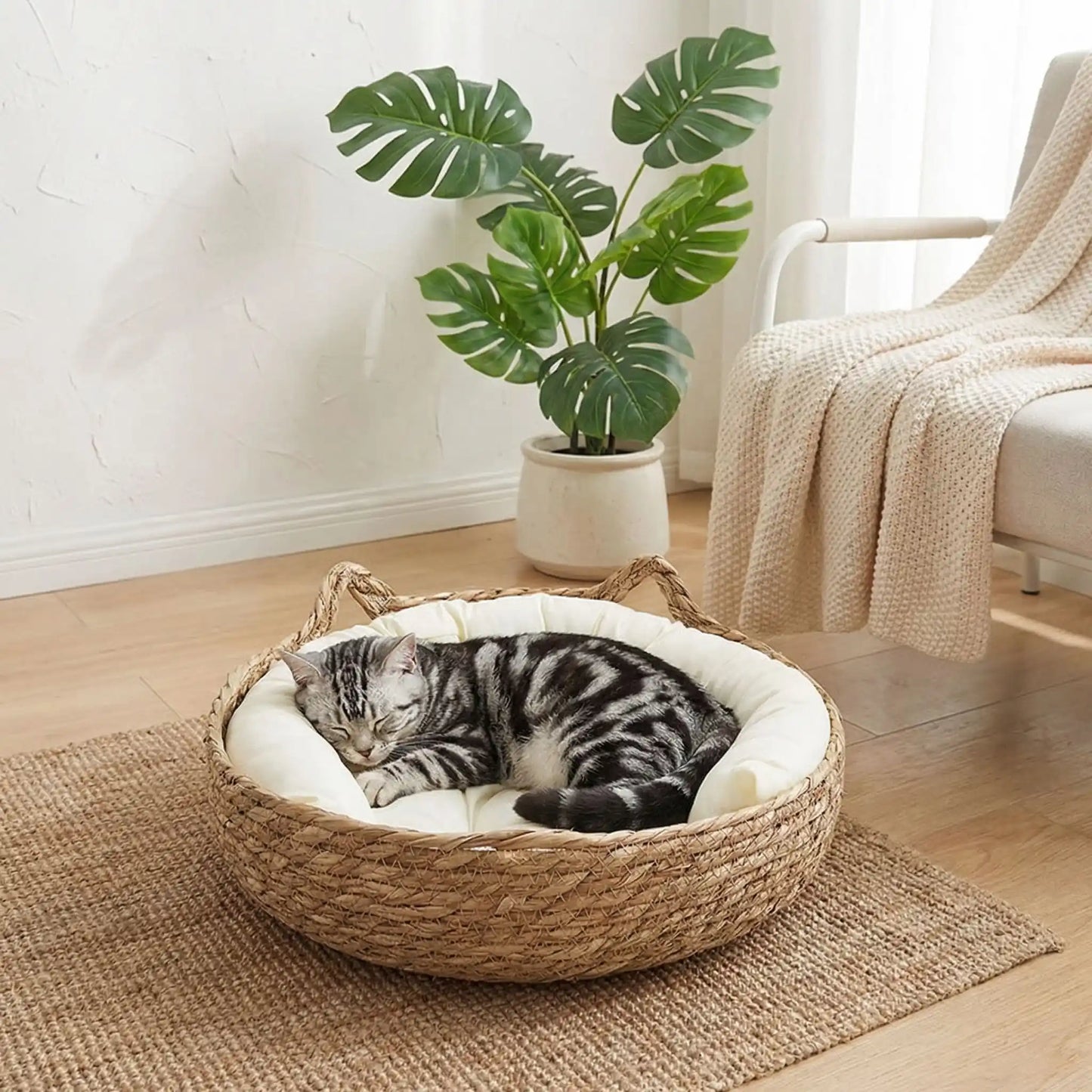 Panier osier Chat | Naturel Douillet - Transportdodochat