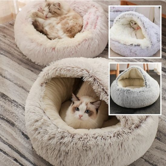 panier pour chat douillet chat relaxe