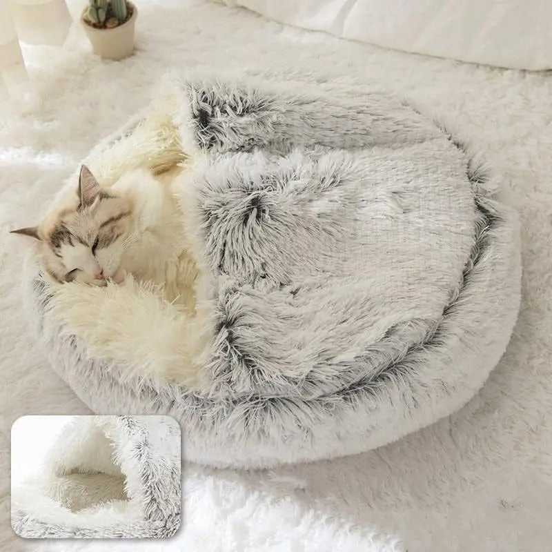 panier pour chat gris chat envoûté