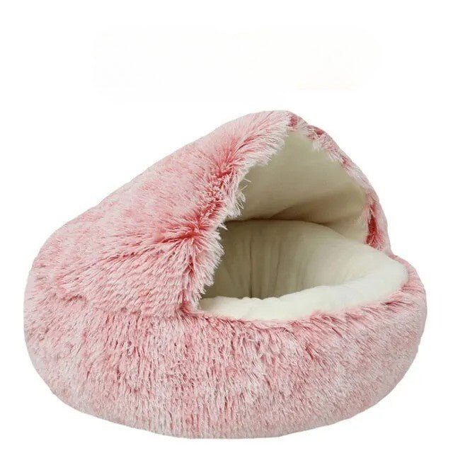 panier pour chat rose