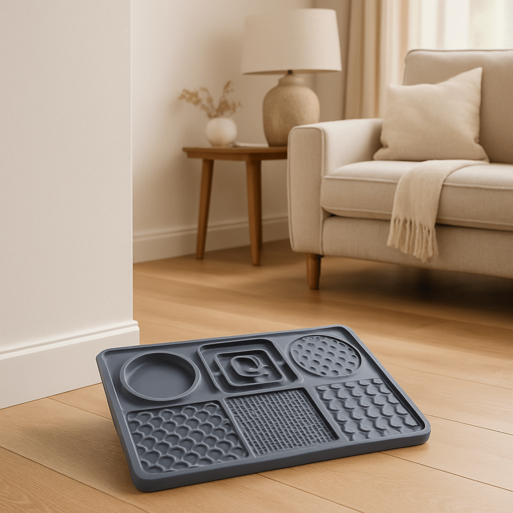 Tapis de léchage anti - glouton - Transportdodochat