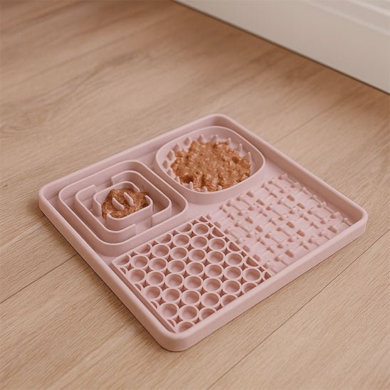 Tapis de léchage anti - glouton - Transportdodochat