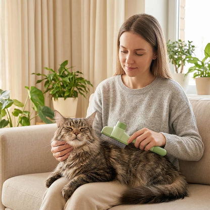Brosse pour chat à poils longs| Chass'Poils™ - Transportdodochat