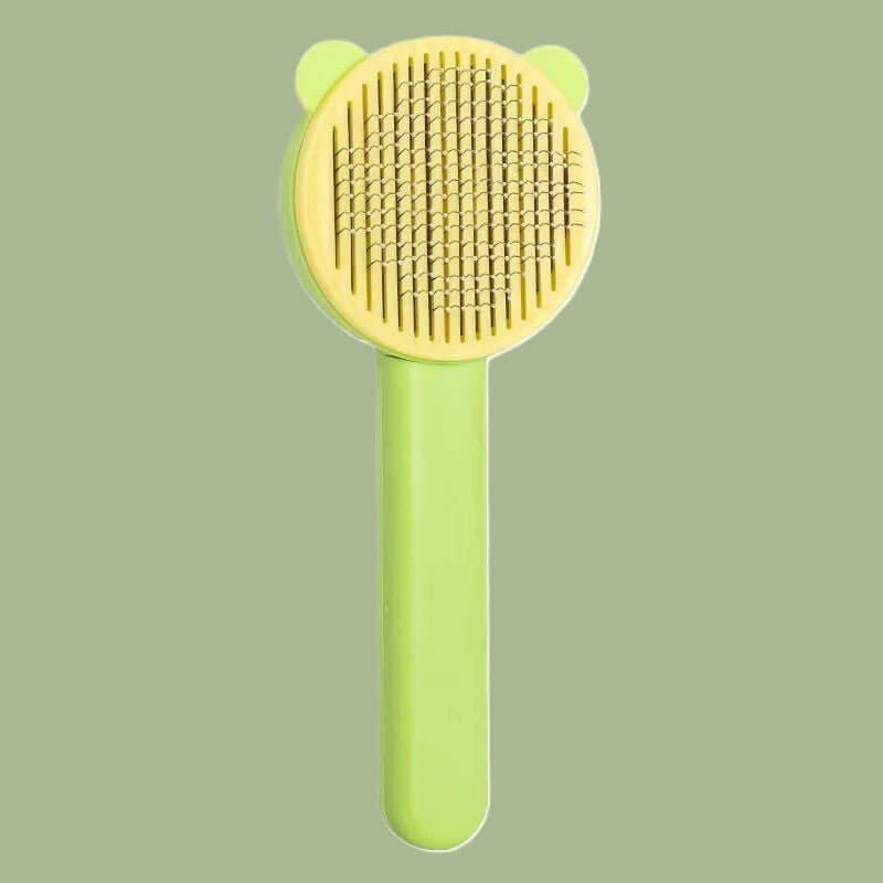 Brosse pour Chat vert jaune