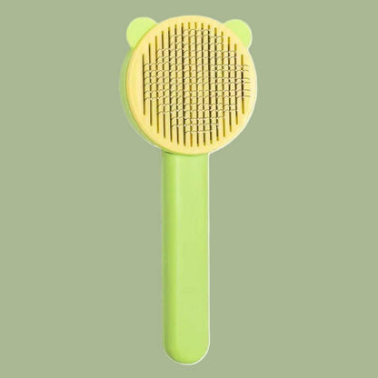Brosse pour Chat vert jaune