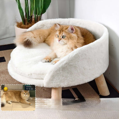 Cododo pour chat blanc chat repose