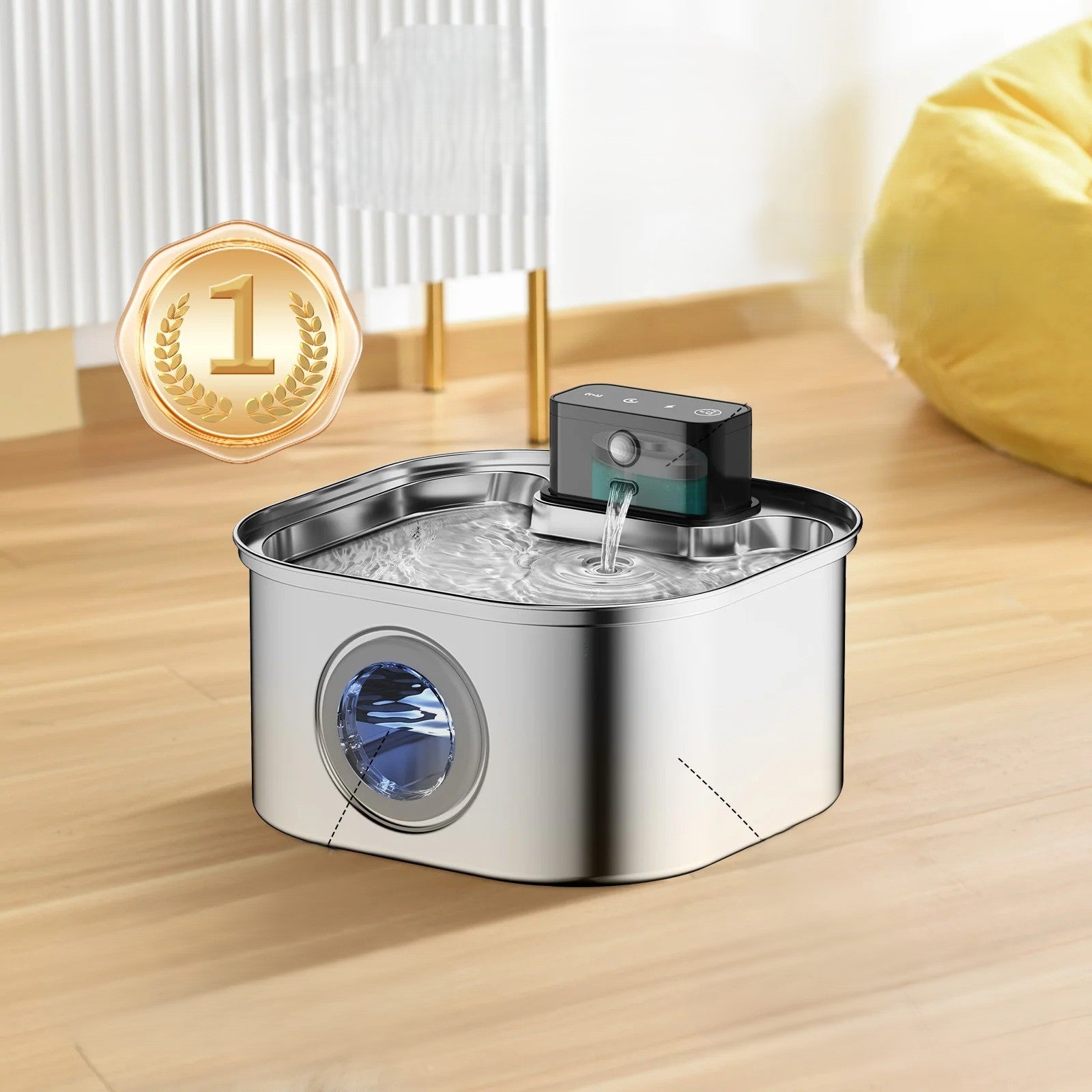 Fontaine à eau Chat sans fil | FreshFlow™ - Transportdodochat