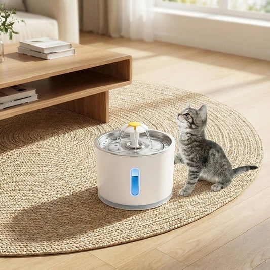 Fontaine à eau Chat | Fonti'Mia™ Inox - Transportdodochat