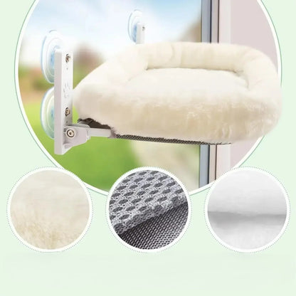 Hamac d'hiver fenêtre pour chat douillet
