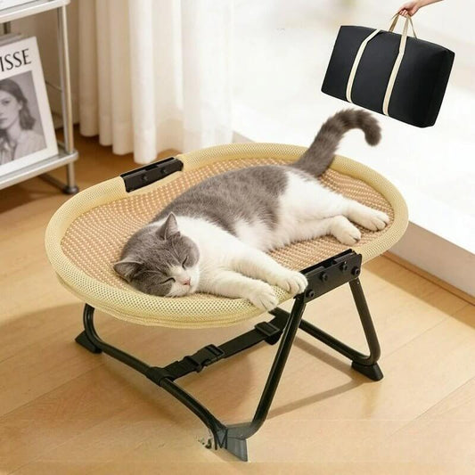 Hamac pour chat sur pied | Cocon Surélevé - Transportdodochat