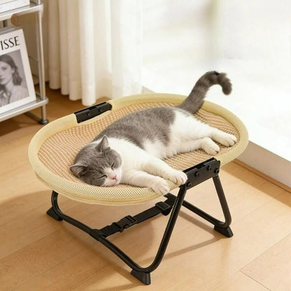 Hamac pour chat sur pied | Cocon Surélevé - Transportdodochat