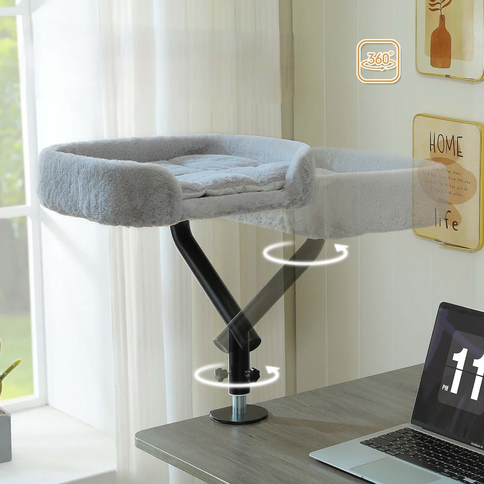 Lit en hauteur pour Chat | Le Perchoir Royal™ - Transportdodochat
