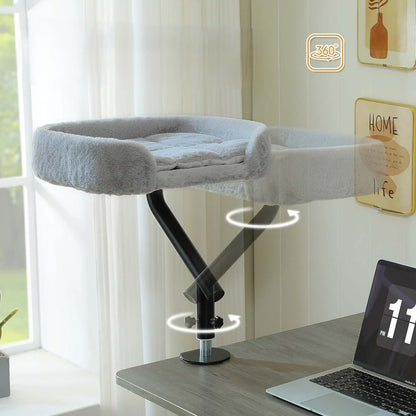 Lit en hauteur pour Chat | Le Perchoir Royal™ - Transportdodochat