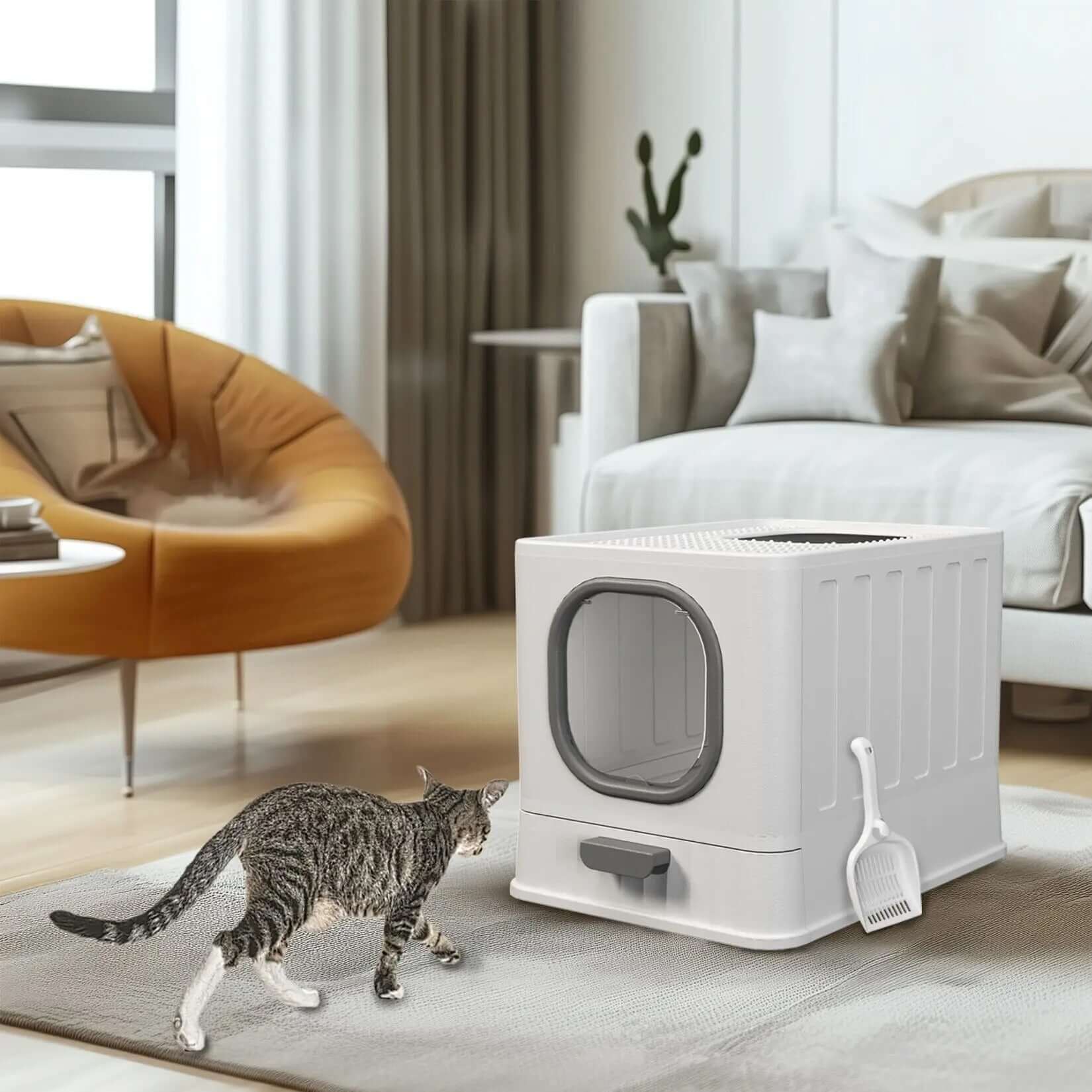 Maison de toilette chat | Le Jardin Secret du Chat™ - Transportdodochat