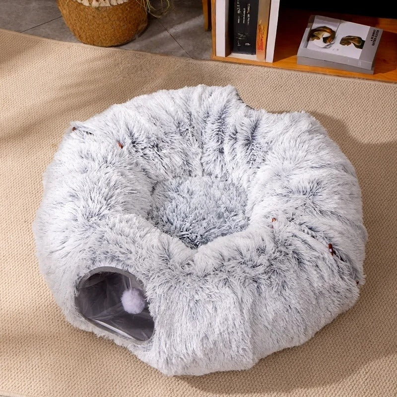 Maison pour les chats gris