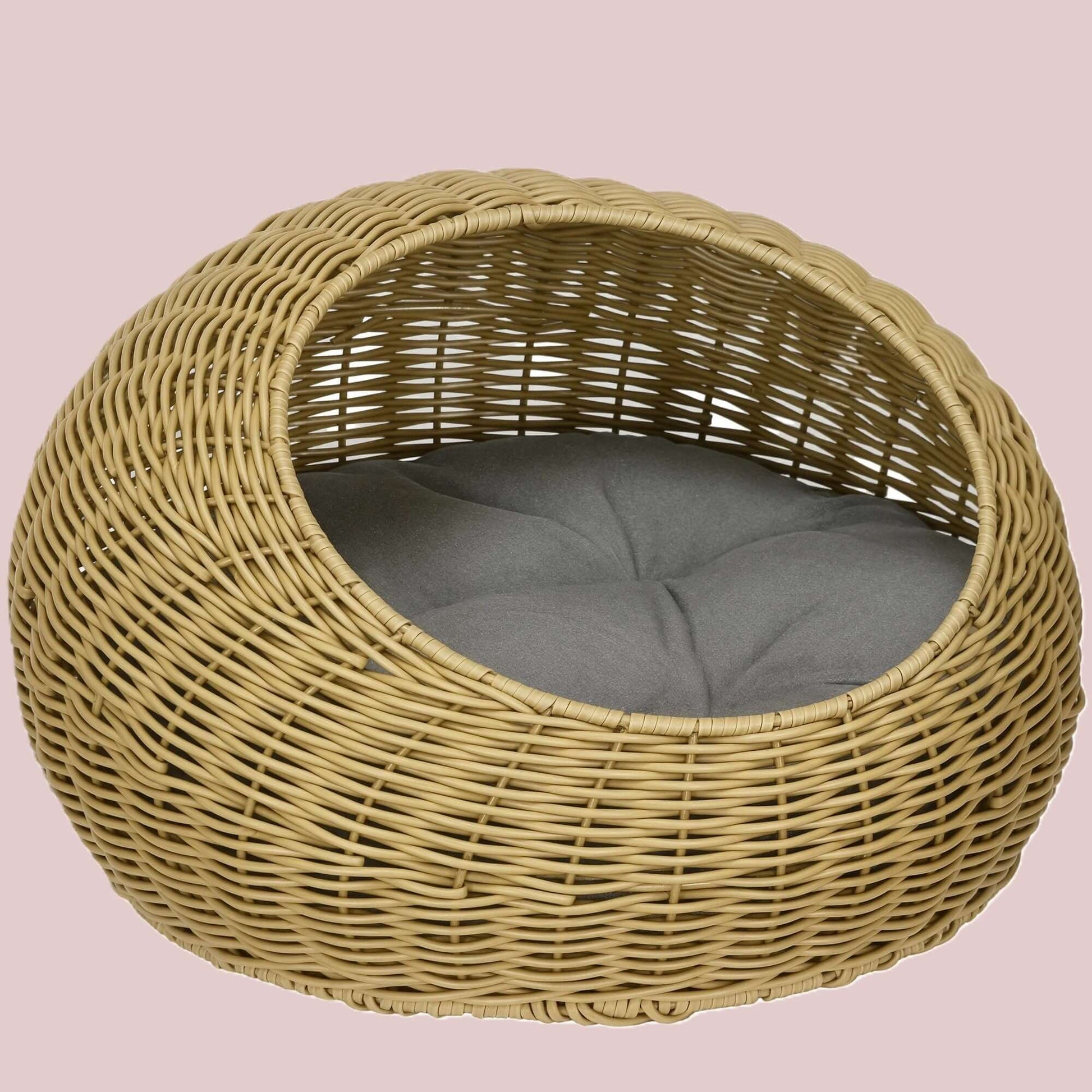 Panier pour chat en osier | Ronron d'Osier™ - Transportdodochat