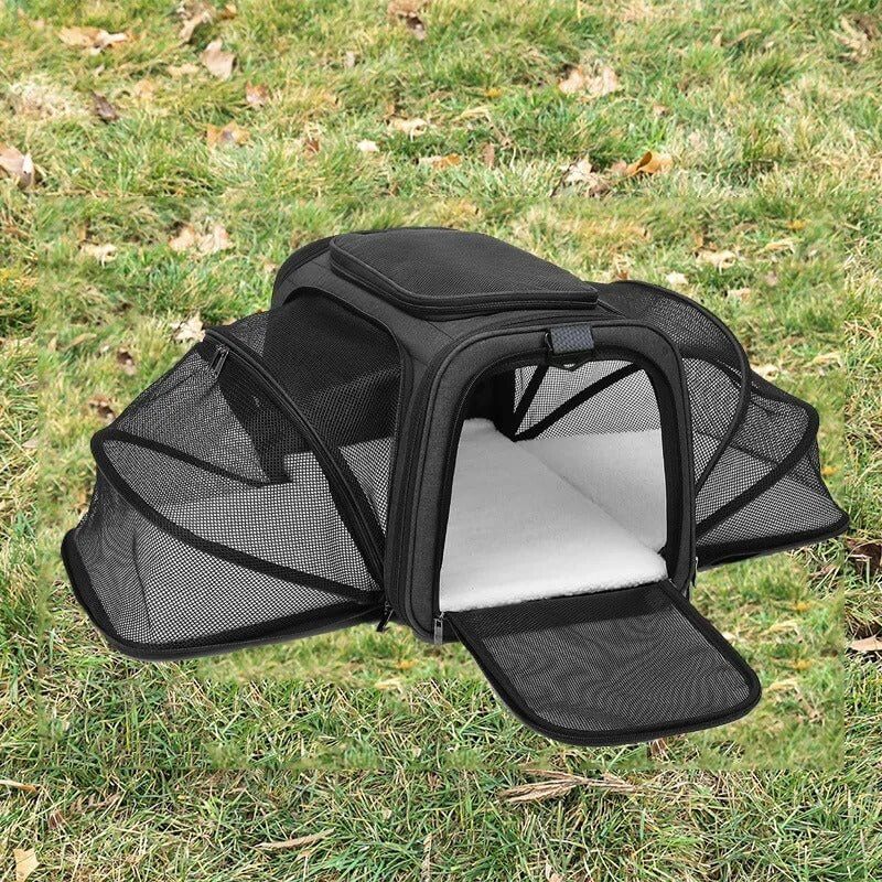 Sac de transport pour chat noir