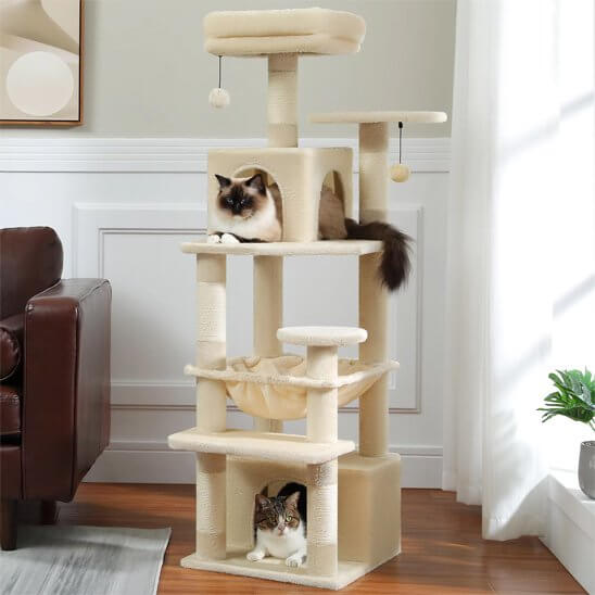 Arbre à chat | Le Grand Nook Félin™ - Transportdodochat