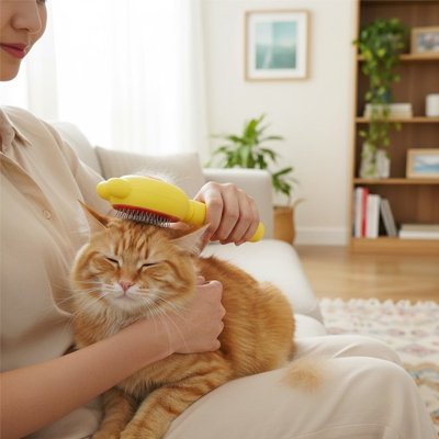 Brosse pour Chat | Peluch'Care™ - Transportdodochat