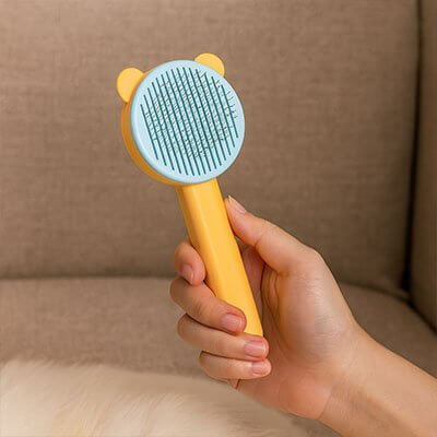 Brosse pour Chat orange