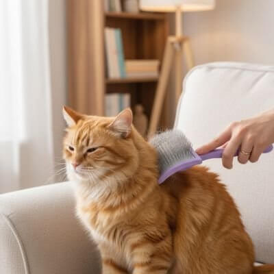 Brosse pour chat poils longs | MueClean™ - Transportdodochat