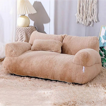 canapé chat kaki en décor
